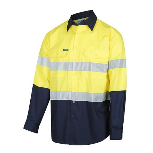 Picture of WORKIT - Hi-Vis Lightweight Ripstop Taped Shirt